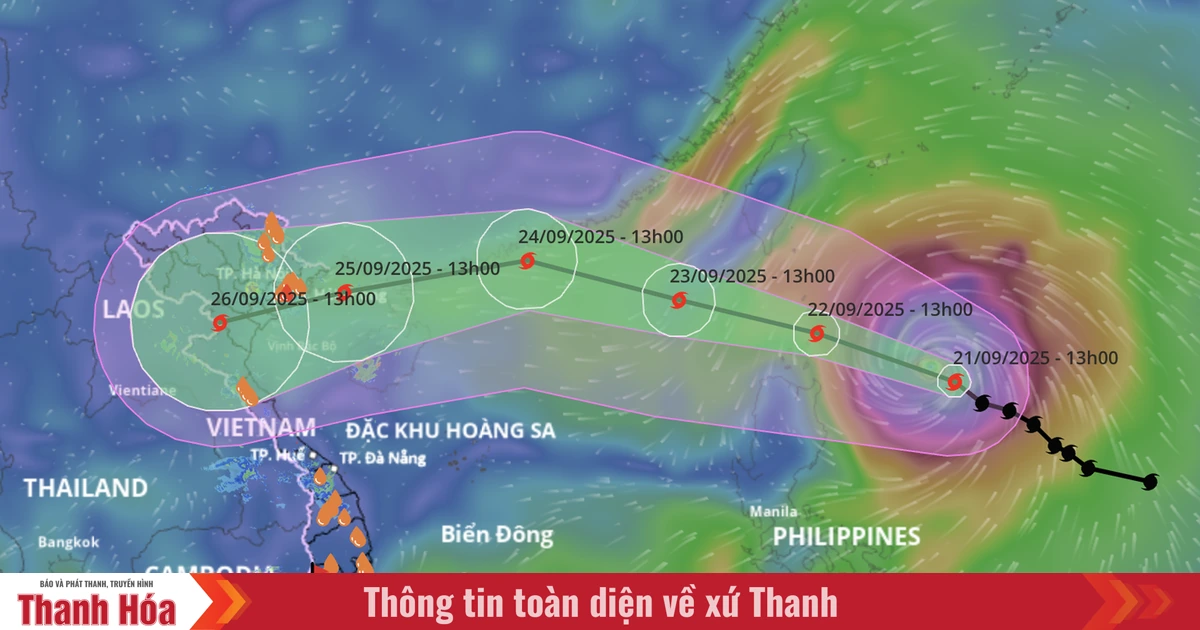 Bão RAGASA đã mạnh lên thành siêu bão, có thể tương đương cơn bão Yagi ...