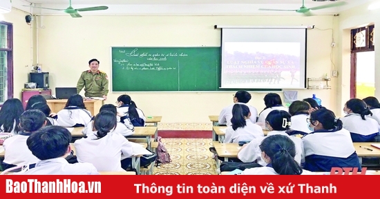 Giáo dục quốc phòng nâng cao nhận thức của học sinh, sinh viên trong thực hiện Luật Nghĩa vụ quân sự