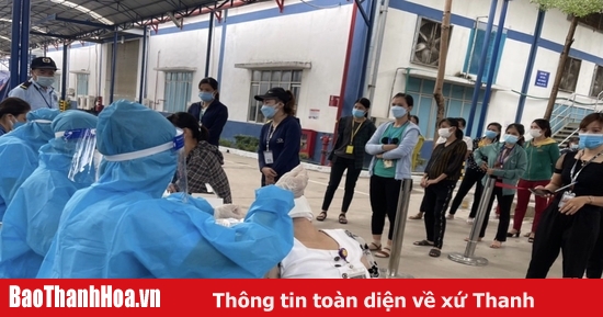 Hơn 10.000 người tại Công ty TNHH Giày Annora Việt Nam có kết quả test nhanh âm tính với SARS-CoV-2