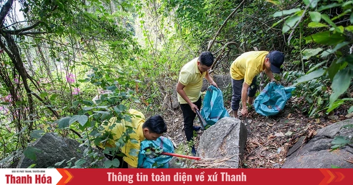 “Hot” rần rần không khí nhặt rác làm sạch núi Bà Đen, Tây Ninh