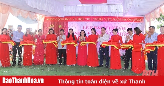 Khánh thành nhà văn hóa thôn 6, xã Thiệu Vân từ nguồn kinh phí hỗ trợ