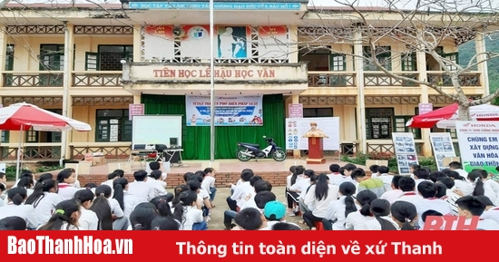 Trường THCS Thiết Ống chú trọng công tác bảo đảm an toàn giao thông cho học sinh