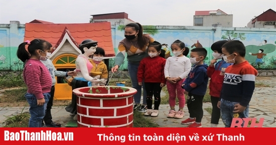 Xây dựng môi trường học đường an toàn, thân thiện ở cấp học mầm non